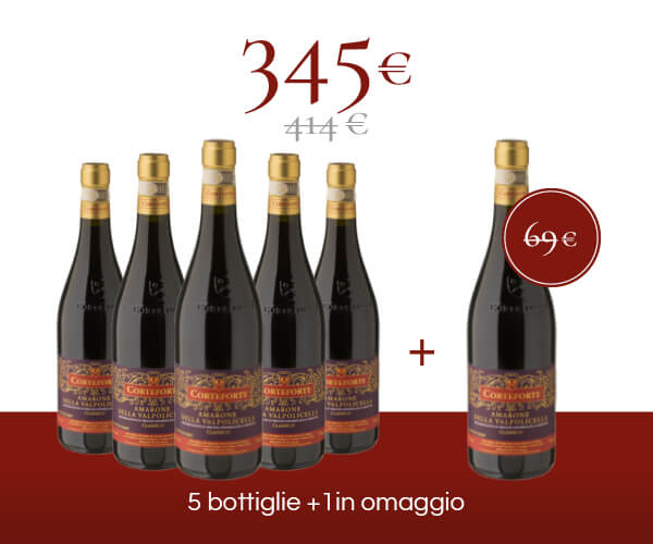 Pack 6 bottiglie - Amarone della Valpolicella Classico DOP <br/> <font color="#8B0202">"Vigneti di Osan"</font>